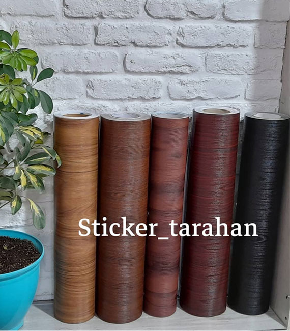 روکش . استیکر و برچسب کابینت صفحه ام دی اف کاشی دیوار آشپزخانه حمام سرویس بهذاشتی و شیشه مات کن 